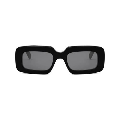 Óculos de Sol Celine CL40313U_5301A Acetato Preto com lentes na cor Cinza
