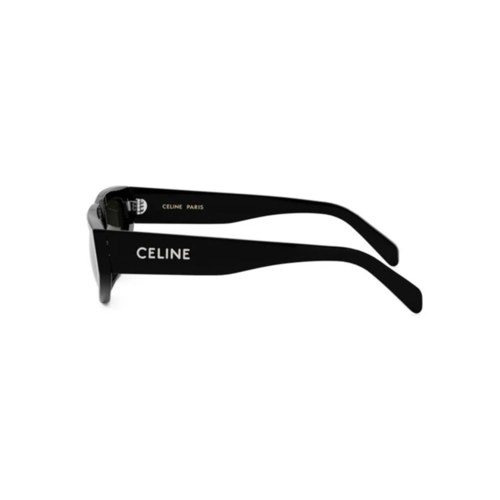Óculos de Sol Celine CL40315U_5501A Acetato Preto com lentes na cor Cinza