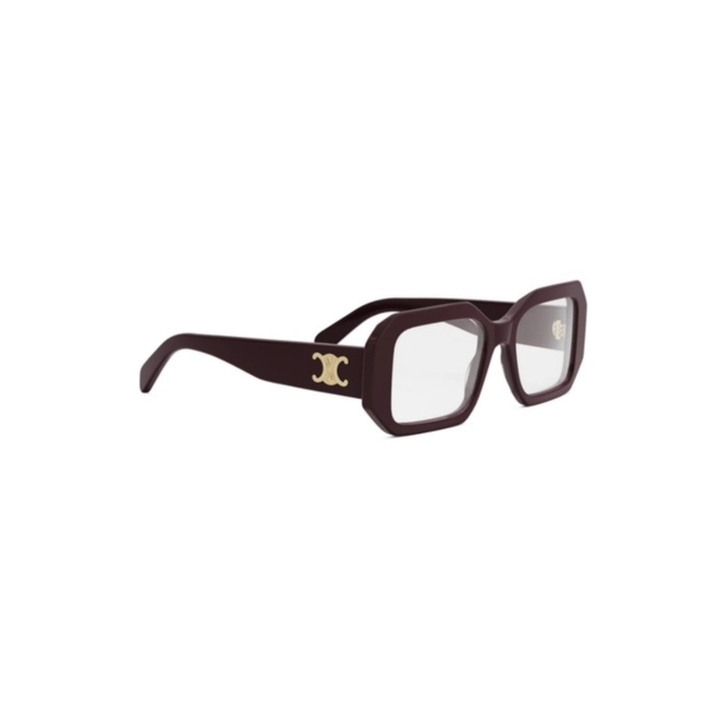 Óculos de Grau Celine Triomphe CL50155I_53048 Acetato Marrom Escuro 3