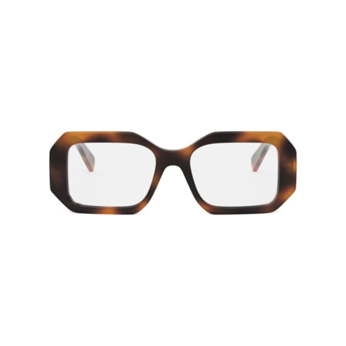 Óculos de Grau Celine Triomphe CL50155I_53053 Acetato Marrom Mesclado