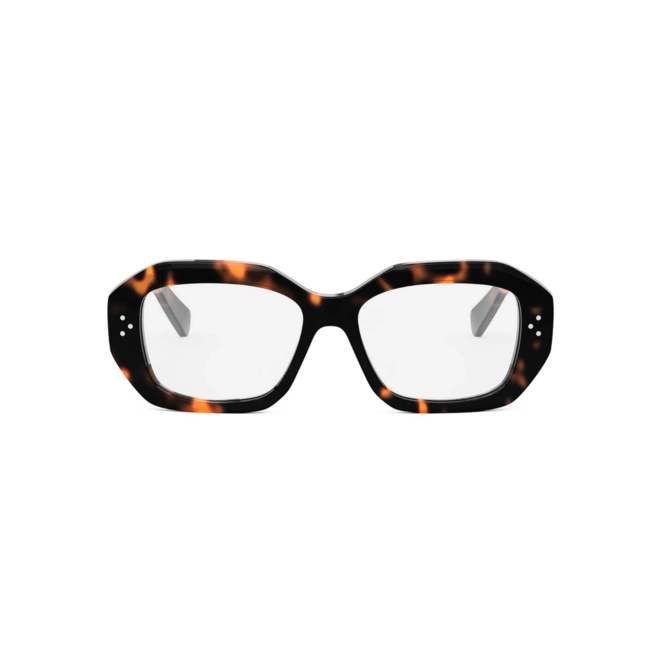 Óculos de Grau Celine CL50156I_54052 Acetato Marrom Mesclado 2