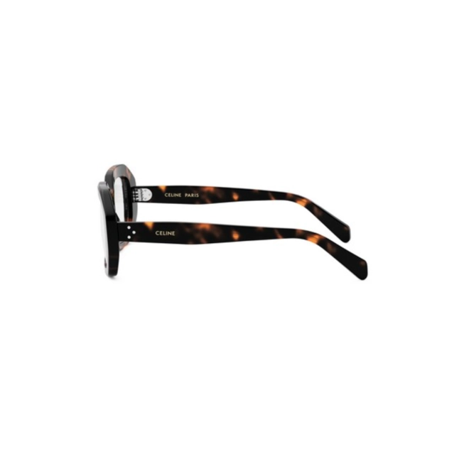 Óculos de Grau Celine CL50156I_54052 Acetato Marrom Mesclado 4