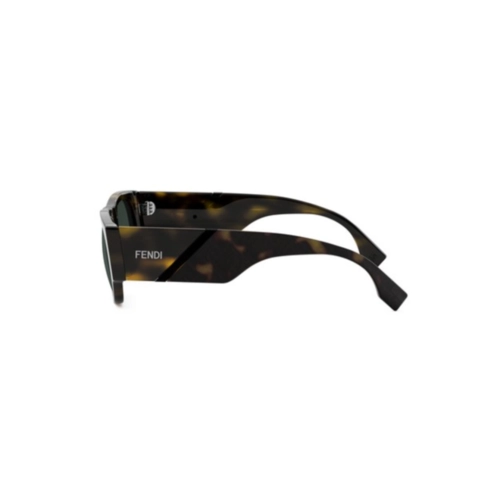 Óculos de Sol Fendi FE40156I_5452N Acetato Marrom Mesclado com lentes na cor Verde