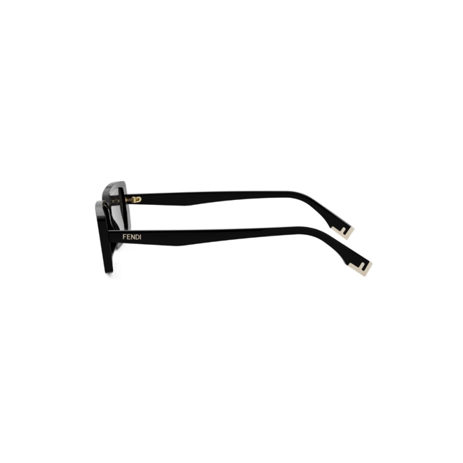 Óculos de Sol Fendi FE40164I_5301A Acetato Preto com lentes na cor Cinza 3