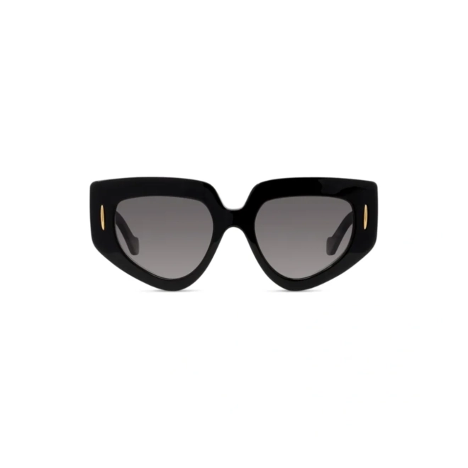 Óculos de Sol Loewe LW40155I_5101B Acetato Preto com lentes na cor Cinza 2