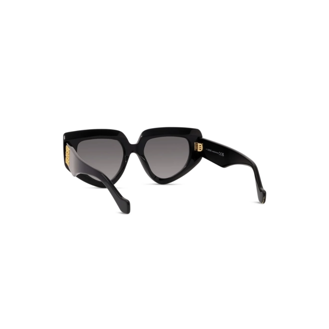 Óculos de Sol Loewe LW40155I_5101B Acetato Preto com lentes na cor Cinza 5