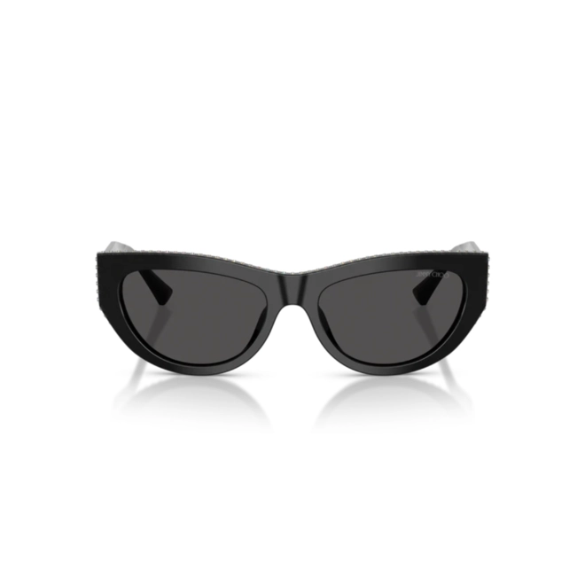 Óculos de Sol Jimmy Choo 0JC5034BU 50008754 Acetato Preto com lentes na cor Cinza 2