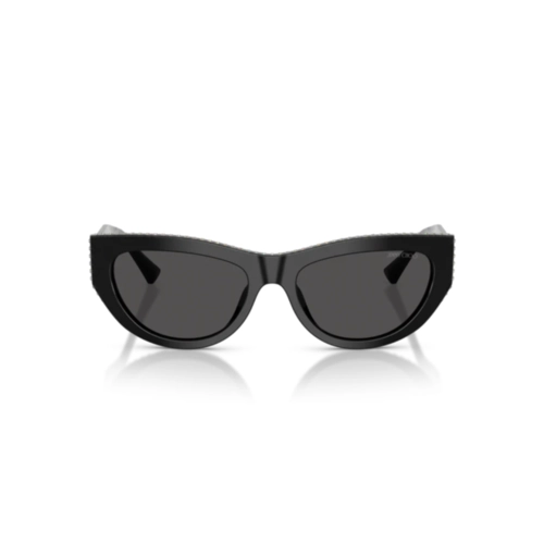 Óculos de Sol Jimmy Choo 0JC5034BU 50008754 Acetato Preto com lentes na cor Cinza