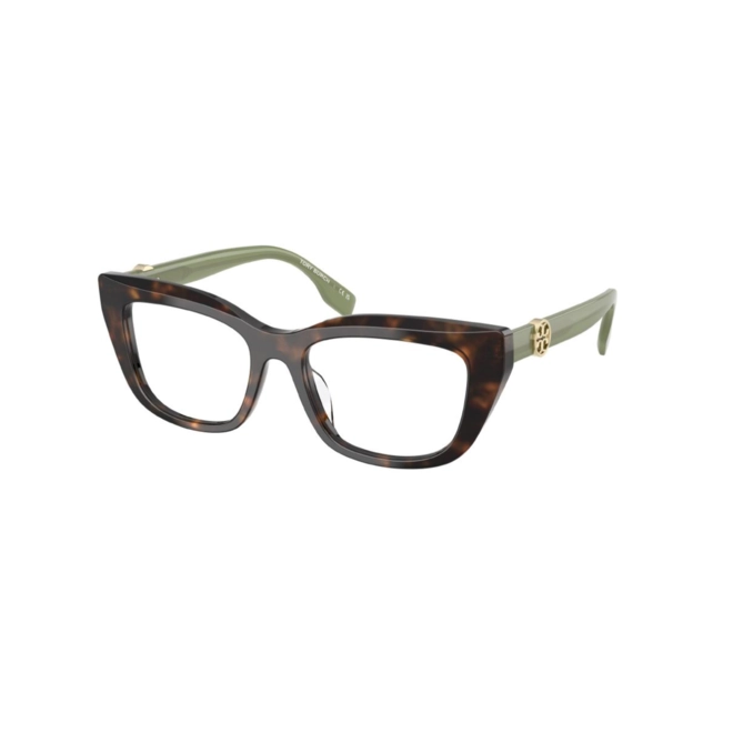 Óculos de Grau Tory Burch 0TY2158U 1964 51 Acetato Marrom Mesclado Escuro 1