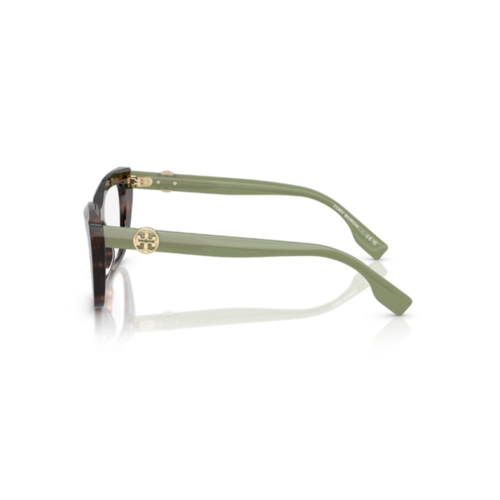Óculos de Grau Tory Burch 0TY2158U 1964 51 Acetato Marrom Mesclado Escuro