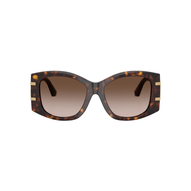 Óculos de Sol Dolce & Gabbana 0DG4501 502/1354 Acetato Marrom Mesclado com lentes na cor Marrom Degradê 2