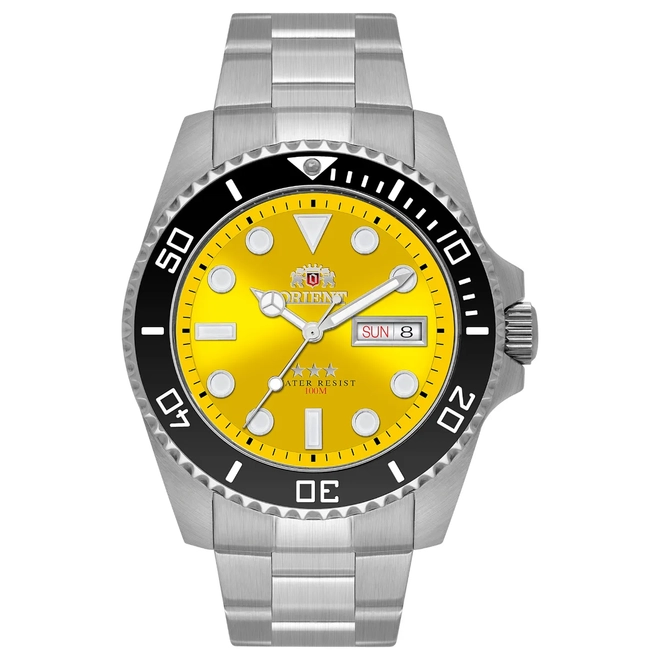 Relógio Orient Automático Submariner Masculino - NH3SS011 Y1SX Amarelo 1