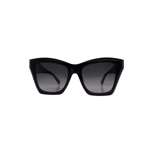 Óculos de Sol Furla SFU884 520700 Acetato Preto com lentes na cor Fumê Degradê