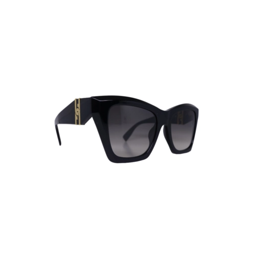Óculos de Sol Furla SFU884 520700 Acetato Preto com lentes na cor Fumê Degradê