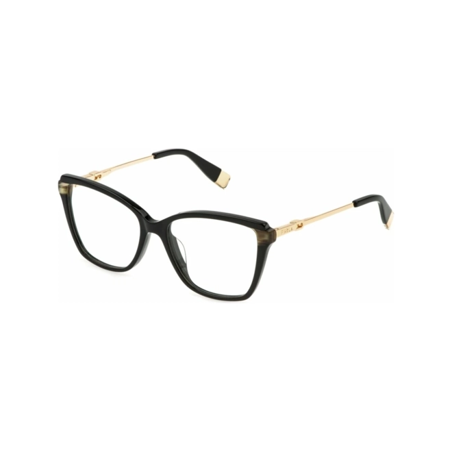 Óculos de Grau Furla VFU830 540700 Acetato Preto 1