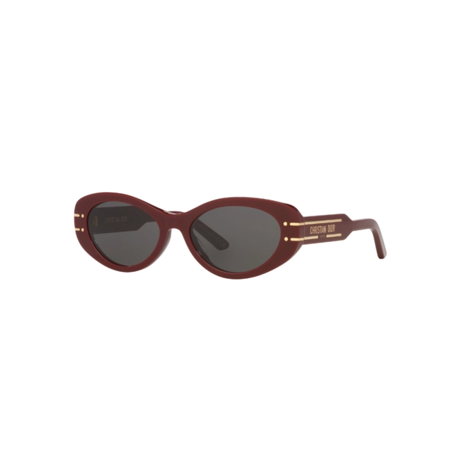 Óculos de Sol Christian Dior CD40170U_5371A Acetato Bordô com lentes na cor Fumê 1