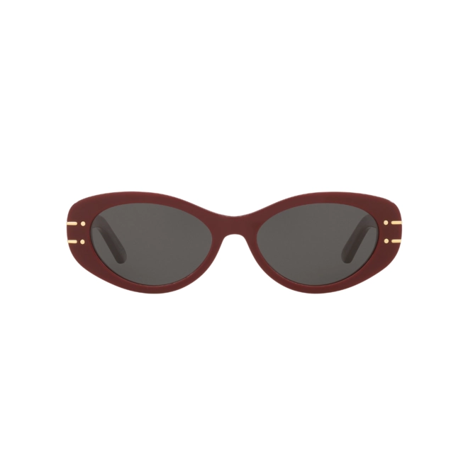 Óculos de Sol Christian Dior CD40170U_5371A Acetato Bordô com lentes na cor Fumê 2