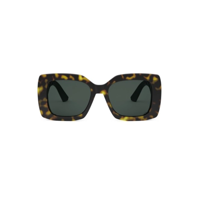 Óculos de Sol Christian Dior VeryDior S1I CD40179I_5452N Acetato Marrom Mesclado Escuro com lentes na cor Verde 2