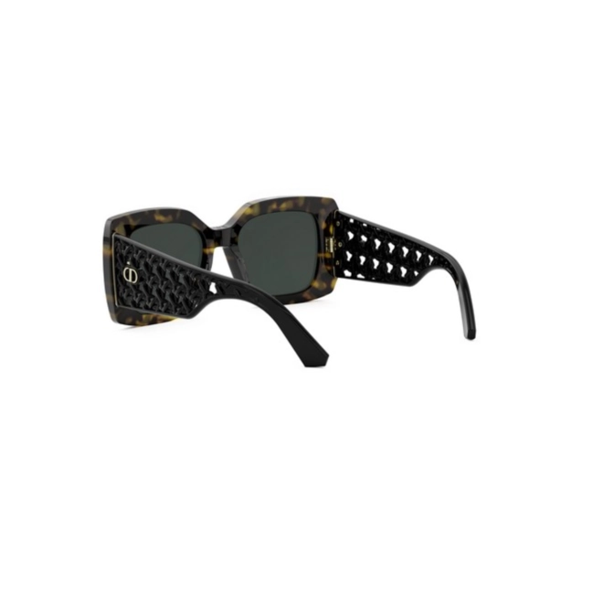 Óculos de Sol Christian Dior VeryDior S1I CD40179I_5452N Acetato Marrom Mesclado Escuro com lentes na cor Verde 5