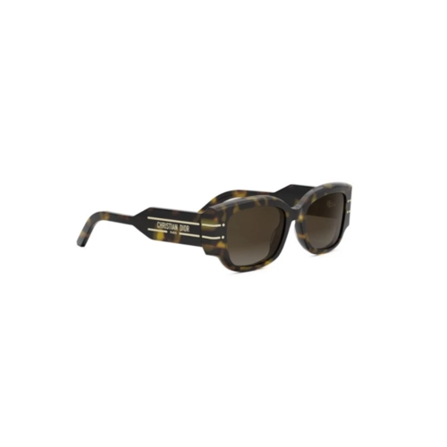 Óculos de Sol Christian Dior DiorSignature R2I CD40187I_5352F Acetato Marrom Mesclado com lentes na cor Marrom