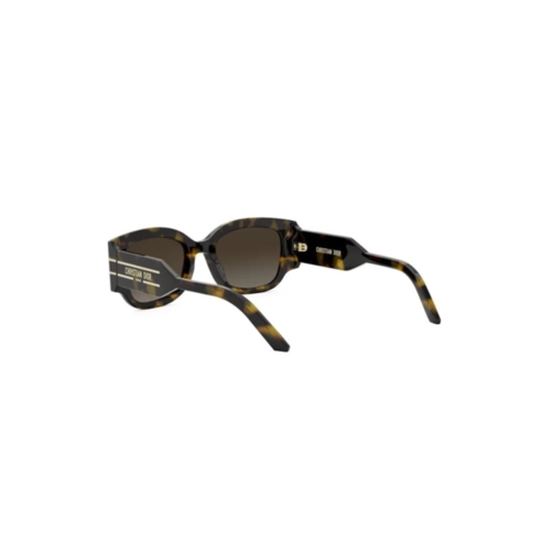 Óculos de Sol Christian Dior DiorSignature R2I CD40187I_5352F Acetato Marrom Mesclado com lentes na cor Marrom