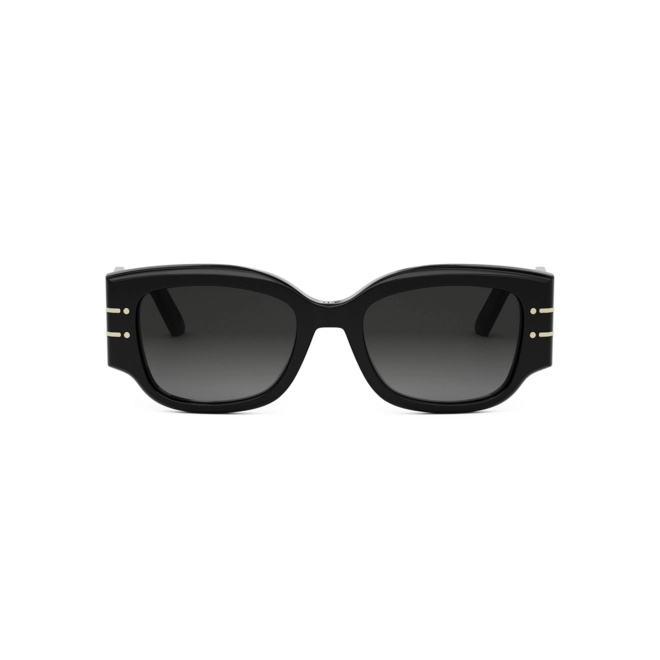 Óculos de Sol Christian Dior CD40188I_5201B Acetato Preto com lentes na cor Cinza Degradê 2