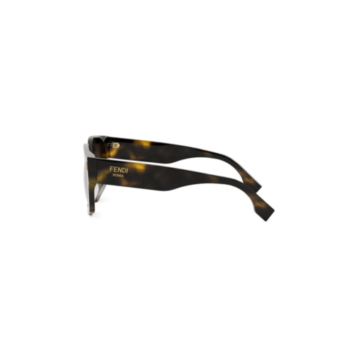 Óculos de Sol Fendi FE40162I_5252E Acetato Marrom Mesclado com lentes na cor Marrom