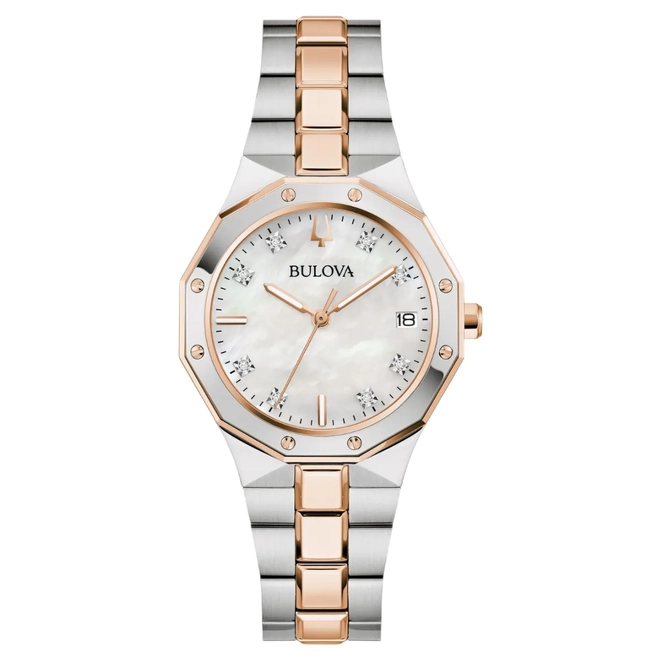 Relógio Bulova Classic Prestige Feminino - 98P235N Dois tons 1