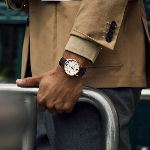 Relógio Bulova Hudson Automático Masculino - 97B225 Rose