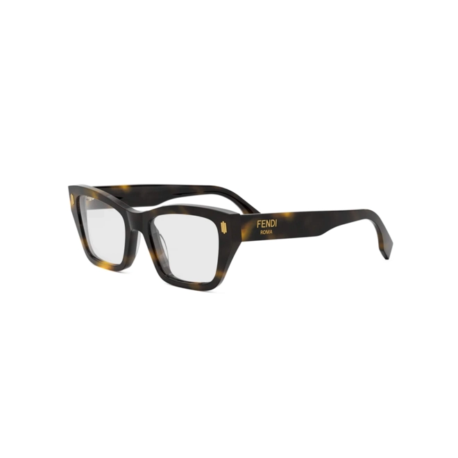 Óculos de Grau Fendi FE50118I_52052 Acetato Marrom Mesclado 1