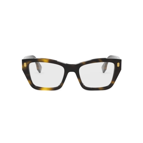 Óculos de Grau Fendi FE50118I_52052 Acetato Marrom Mesclado