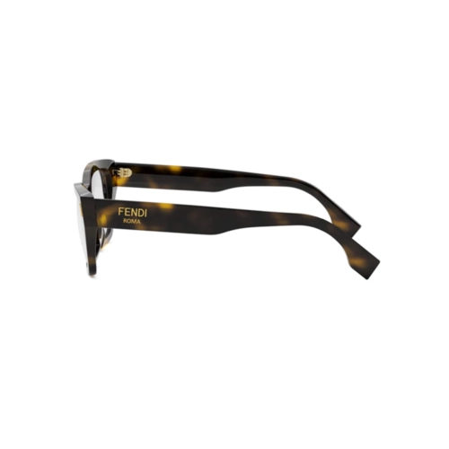 Óculos de Grau Fendi FE50118I_52052 Acetato Marrom Mesclado