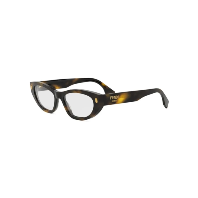 Óculos de Grau Fendi FE50119I_53052 Acetato Marrom Mesclado 1