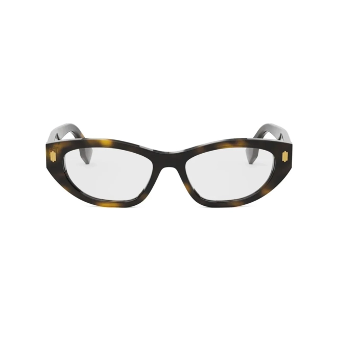 Óculos de Grau Fendi FE50119I_53052 Acetato Marrom Mesclado 2