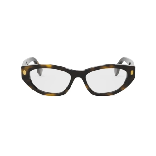 Óculos de Grau Fendi FE50119I_53052 Acetato Marrom Mesclado