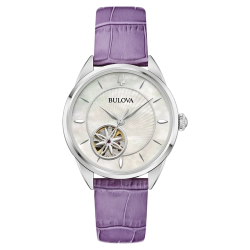 Relógio Bulova Classic Sutton Automático Feminino - 96L339N Lavanda
