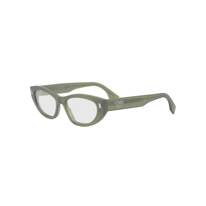Óculos de Grau Fendi FE50119I_53093 Acetato Verde Transparente 1