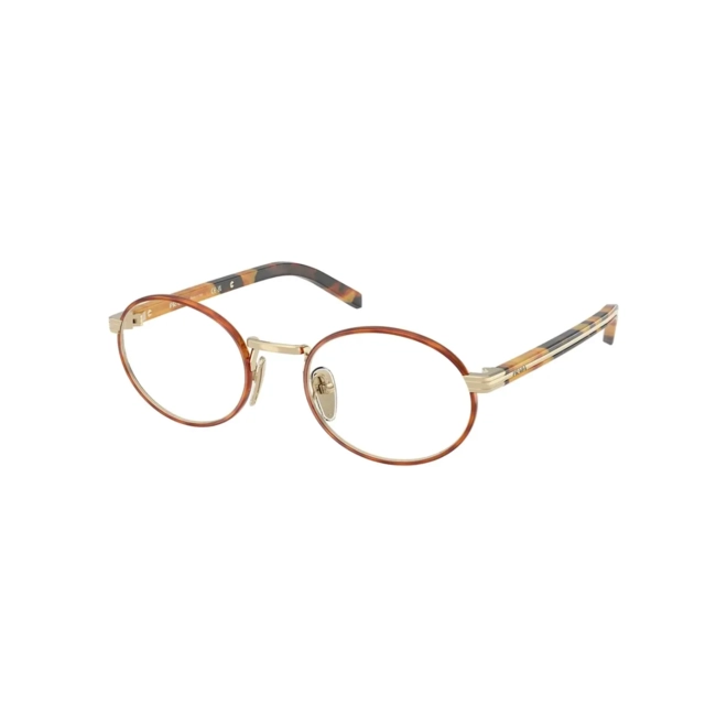 Óculos de Grau Prada 0PR B55V 22E1O152 Metal Marrom 1