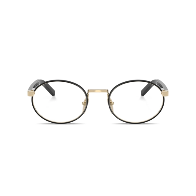 Óculos de Grau Prada 0PR B55V AAV1O152 Metal Preto 2