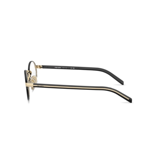 Óculos de Grau Prada 0PR B55V AAV1O152 Metal Preto