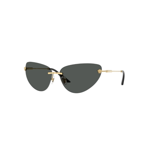 Óculos de Sol Versace 0VE2281 10028764 Metal Dourado com lentes na cor Cinza Escuro