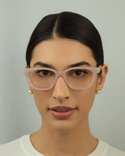 Óculos de Grau Versace 0VE3376U 5522 53 Acetato Rosa