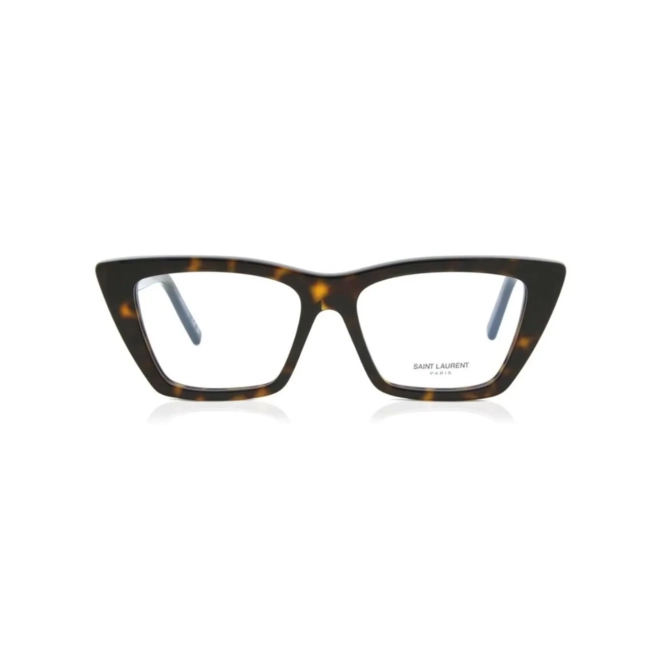 Óculos de Grau Saint Laurent SL 276 MICA OPT-004 53 Acetato Marrom Mesclado 2