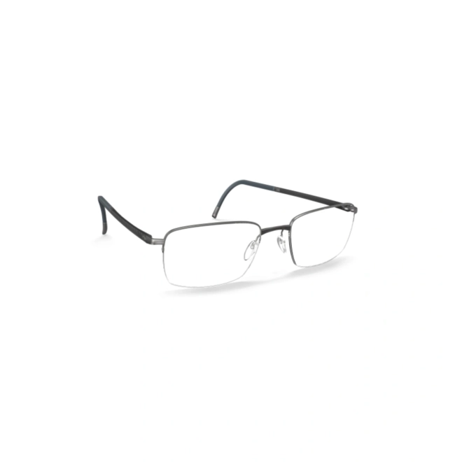 Óculos de Grau Silhouette Illusion Nylor 5560/75 6560 54/19 Metal Grafite 3