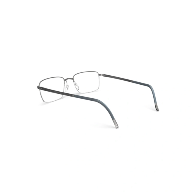 Óculos de Grau Silhouette Illusion Nylor 5560/75 6560 54/19 Metal Grafite 5