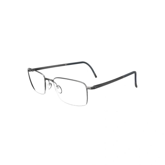 Óculos de Grau Silhouette Illusion Nylor 5560/75 6560 54/19 Metal Grafite 1