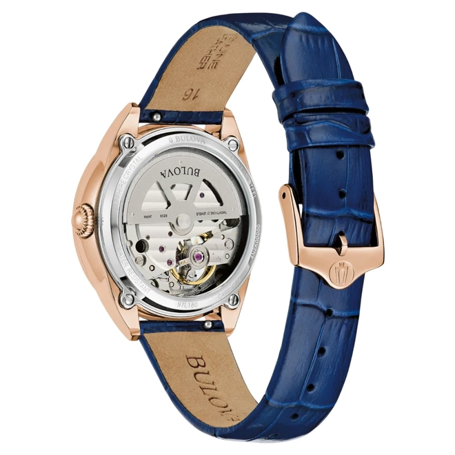 Relógio Bulova Classic Sutton Automático Feminino - 97L180N Azul 3