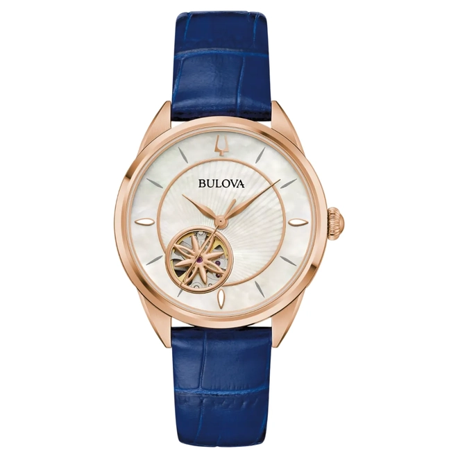 Relógio Bulova Classic Sutton Automático Feminino - 97L180N Azul 1