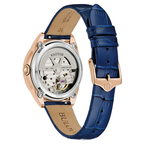Relógio Bulova Classic Sutton Automático Feminino - 97L180N Azul