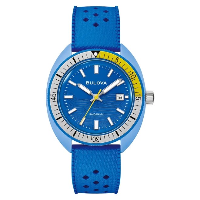 Relógio Bulova Snorkel Blue Tang Fish Oceanographer - 98B445N Azul 1
